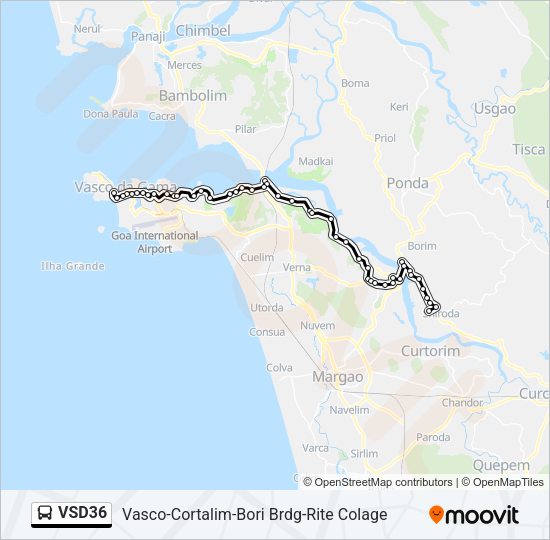 VSD36 Bus Line Map