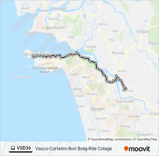VSD36 Bus Line Map