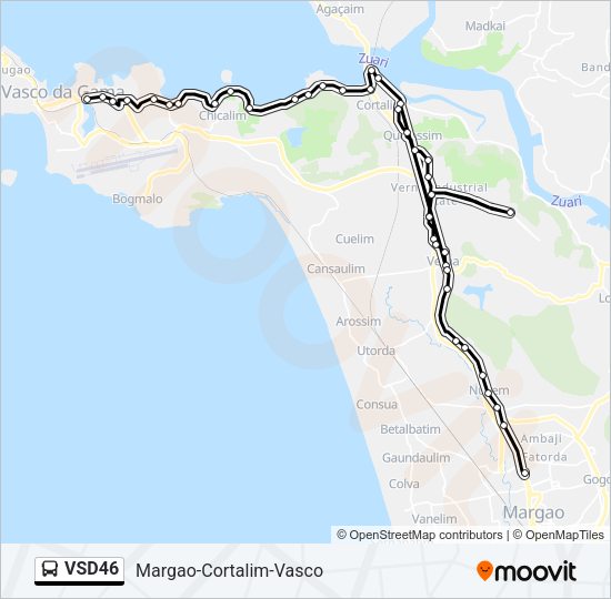 VSD46 Bus Line Map
