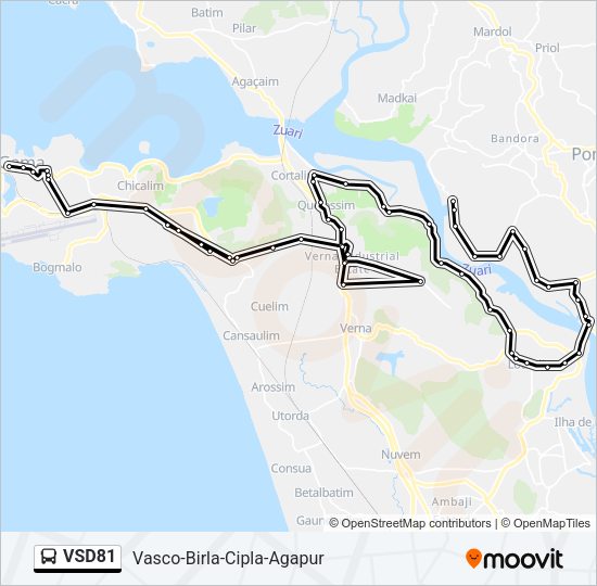 VSD81 Bus Line Map
