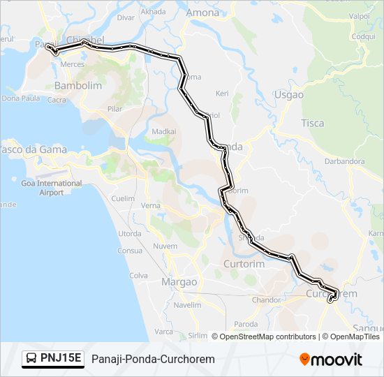 PNJ15E Bus Line Map