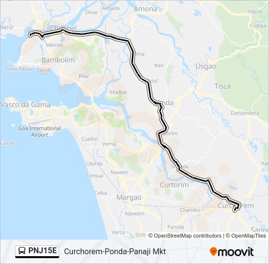 PNJ15E Bus Line Map