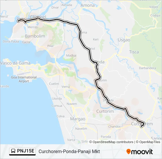 PNJ15E Bus Line Map