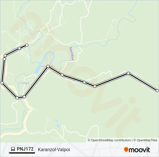 PNJ172 Bus Line Map