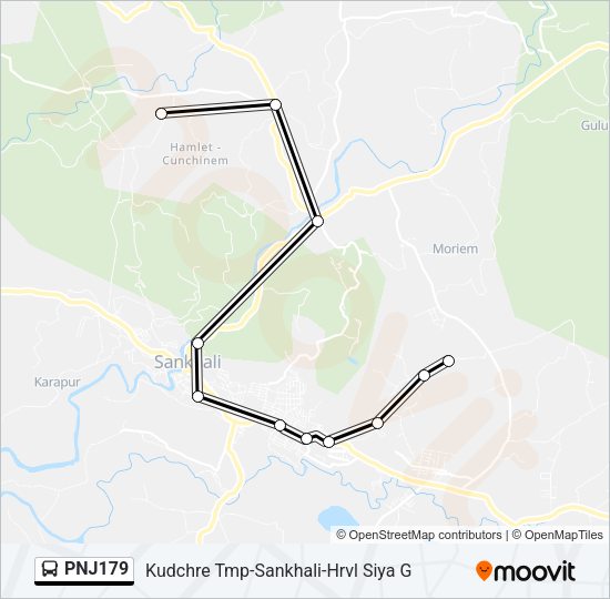 PNJ179 Bus Line Map