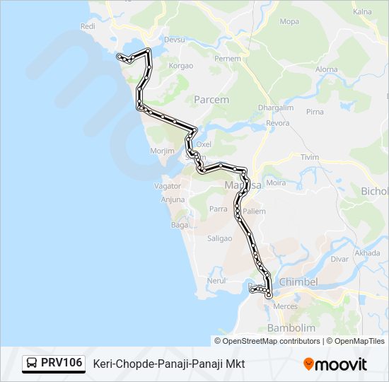 PRV106 Bus Line Map