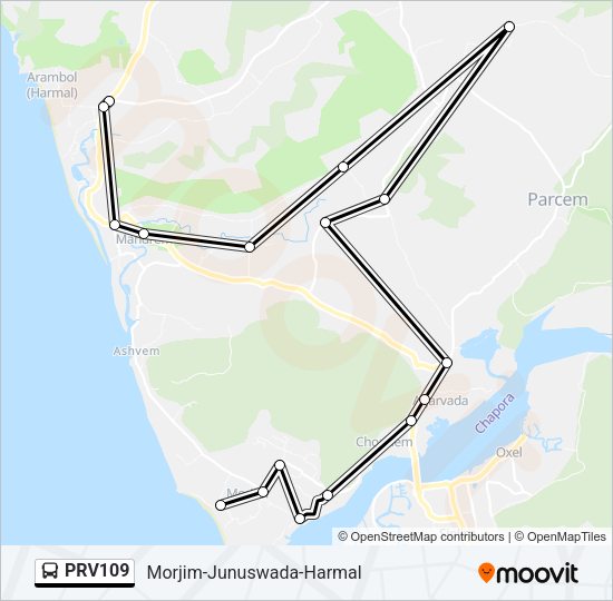 PRV109 Bus Line Map