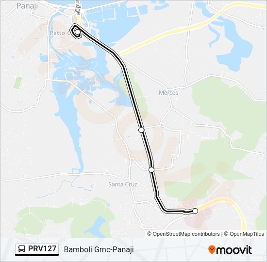 PRV127 Bus Line Map