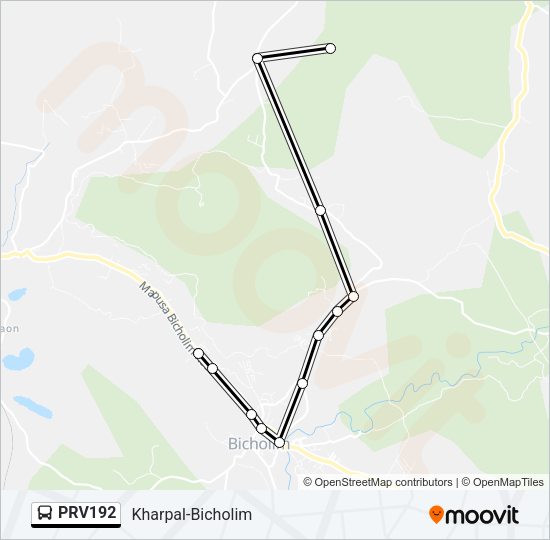 PRV192 Bus Line Map