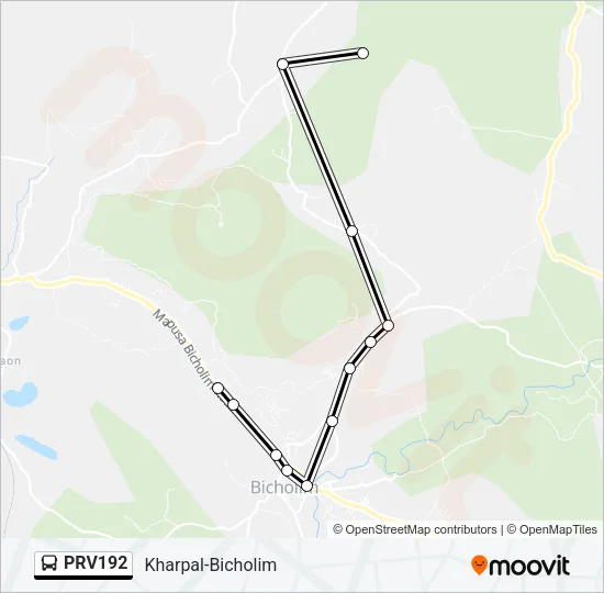 PRV192 Bus Line Map
