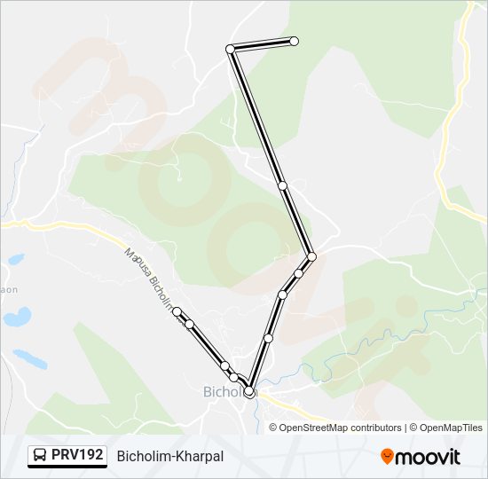 PRV192 Bus Line Map