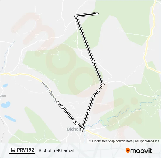 PRV192 Bus Line Map