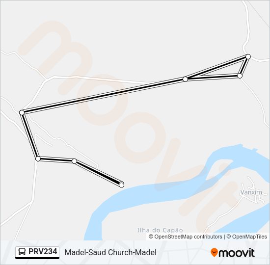 PRV234 Bus Line Map