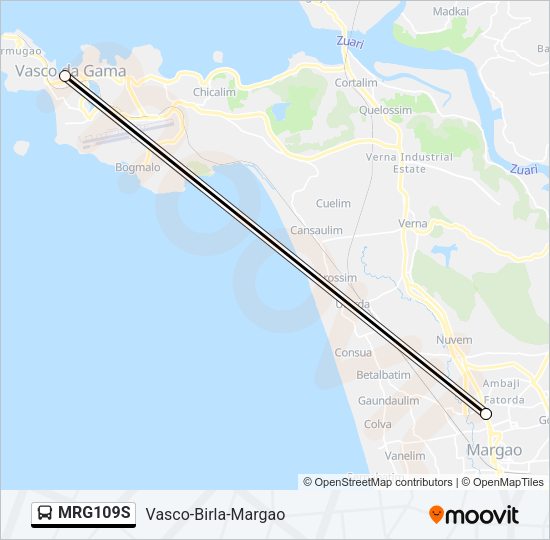 MRG109S Bus Line Map