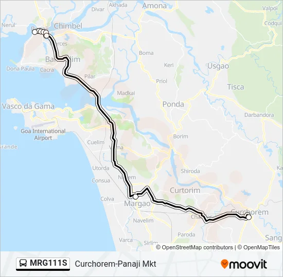 MRG111S Bus Line Map
