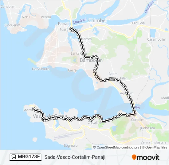 MRG173E Bus Line Map