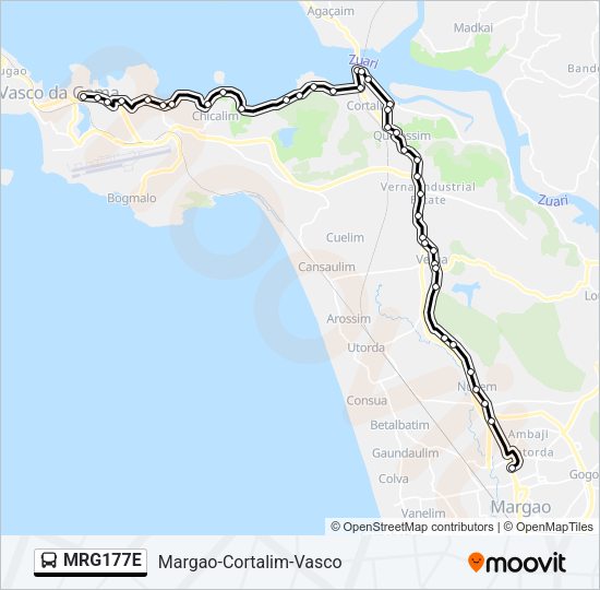 MRG177E Bus Line Map