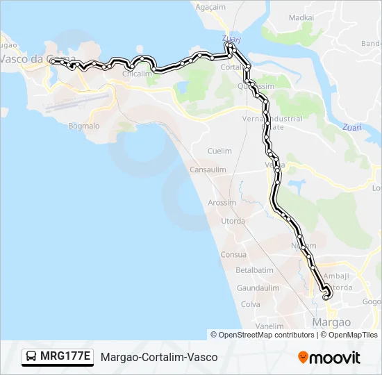 MRG177E Bus Line Map