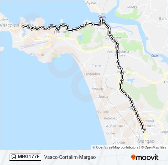 MRG177E Bus Line Map