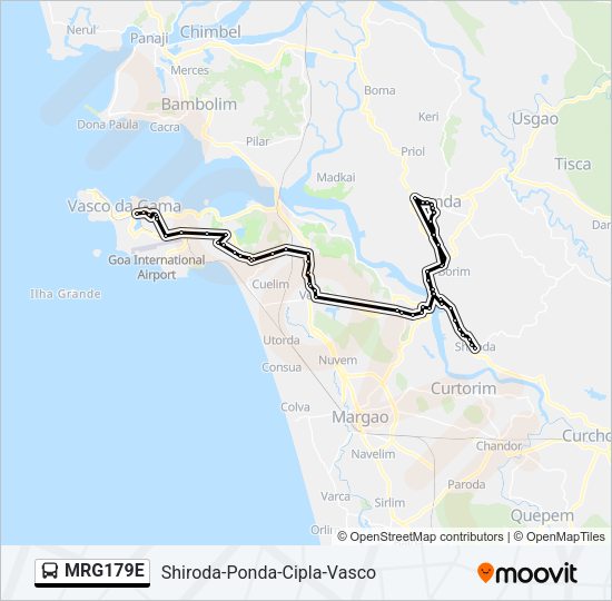 MRG179E Bus Line Map