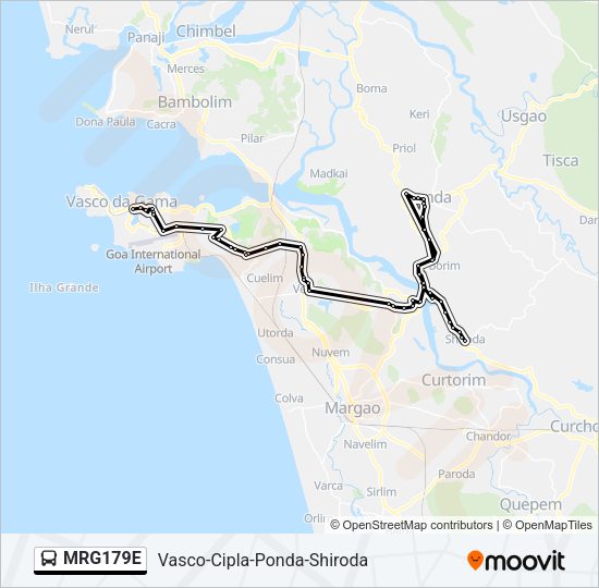 MRG179E Bus Line Map