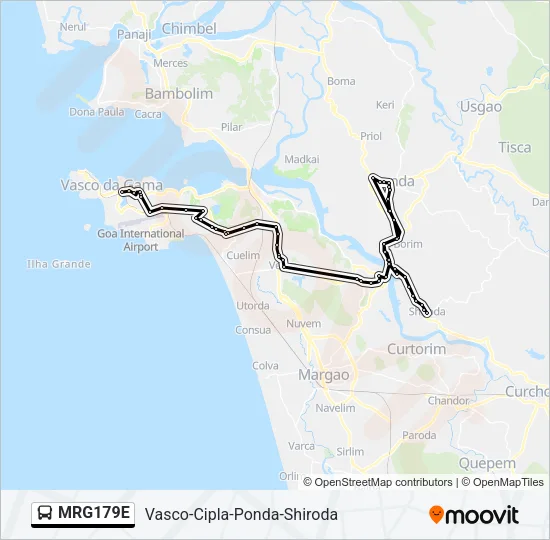MRG179E Bus Line Map