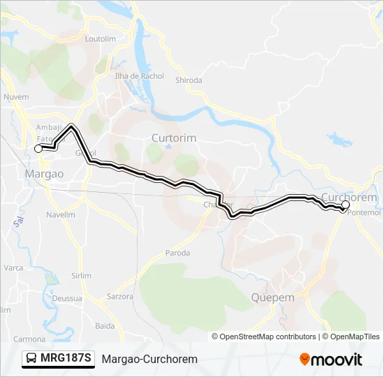 MRG187S Bus Line Map