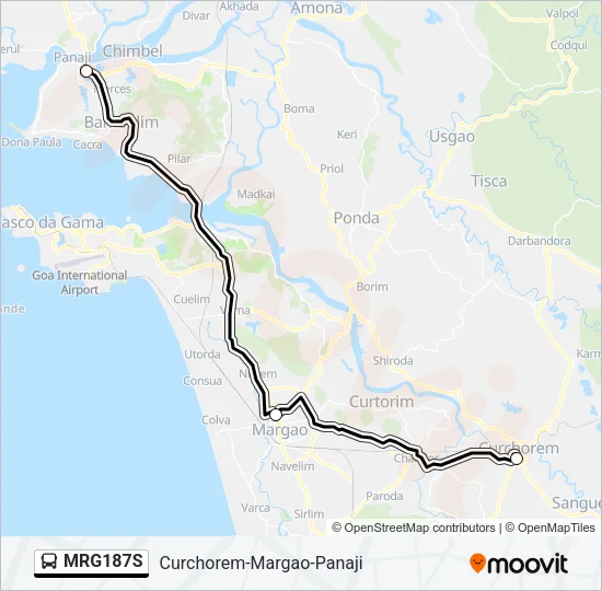 MRG187S Bus Line Map