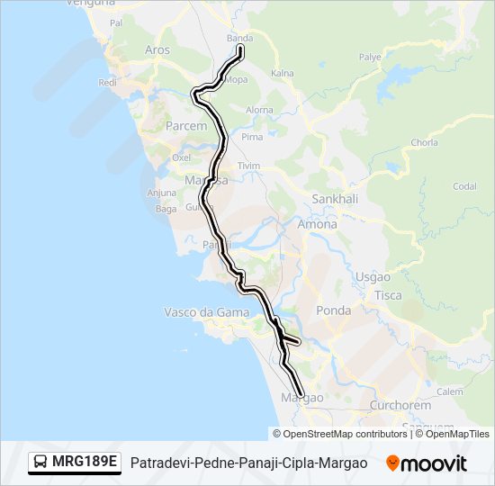 MRG189E Bus Line Map
