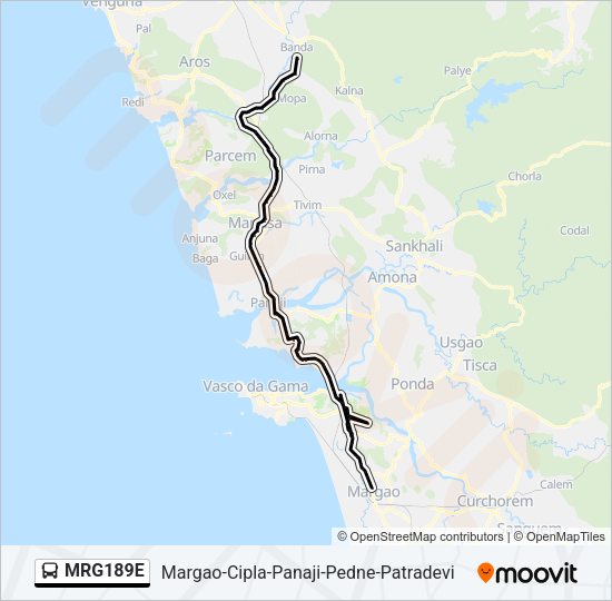 MRG189E Bus Line Map
