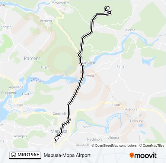 MRG195E Bus Line Map