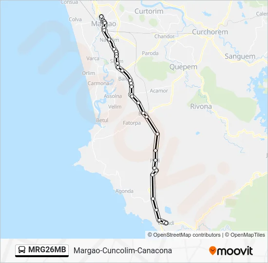 MRG26MB Bus Line Map