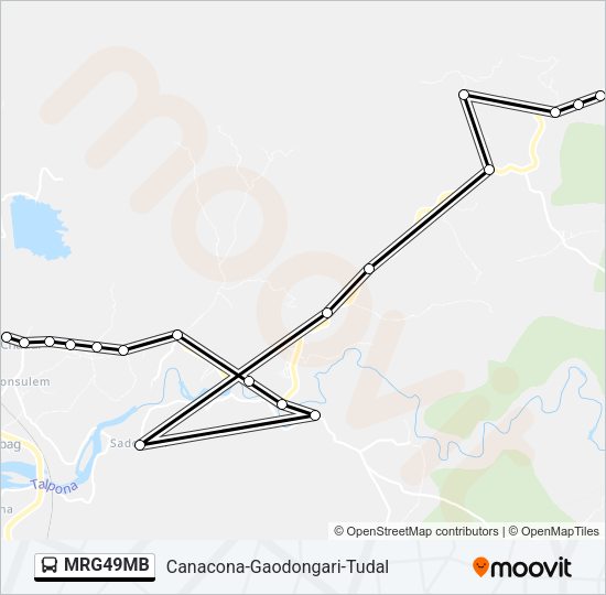 MRG49MB Bus Line Map