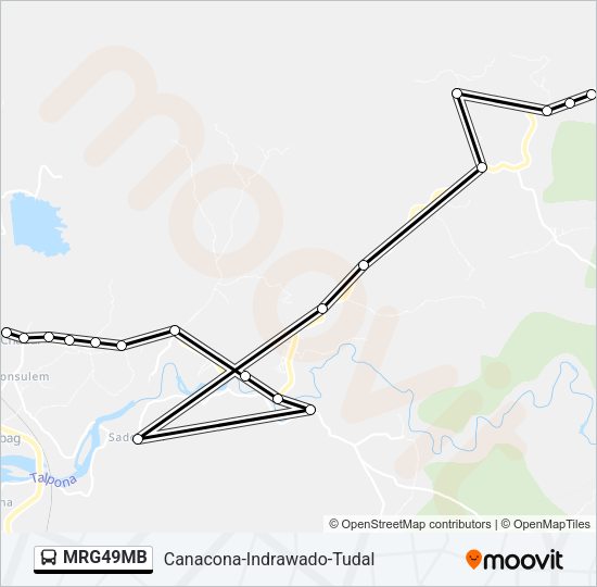 MRG49MB Bus Line Map