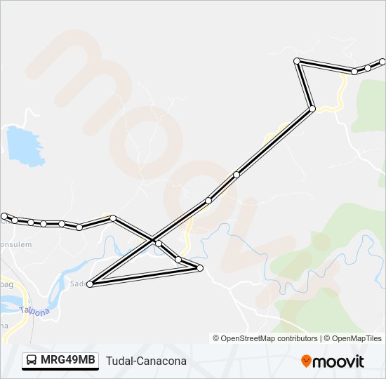MRG49MB Bus Line Map