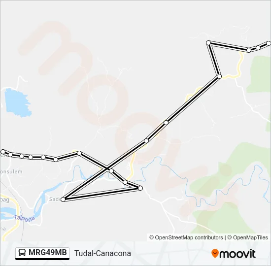 MRG49MB Bus Line Map