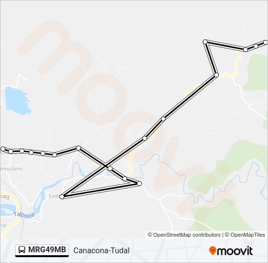 MRG49MB Bus Line Map