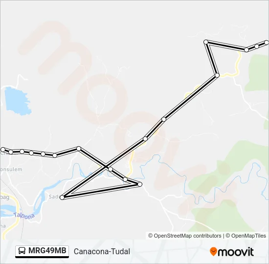 MRG49MB Bus Line Map