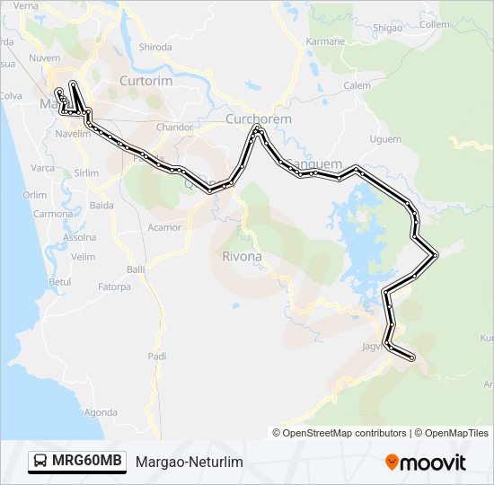 MRG60MB Bus Line Map