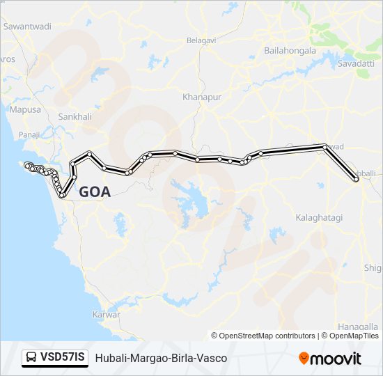 VSD57IS Bus Line Map