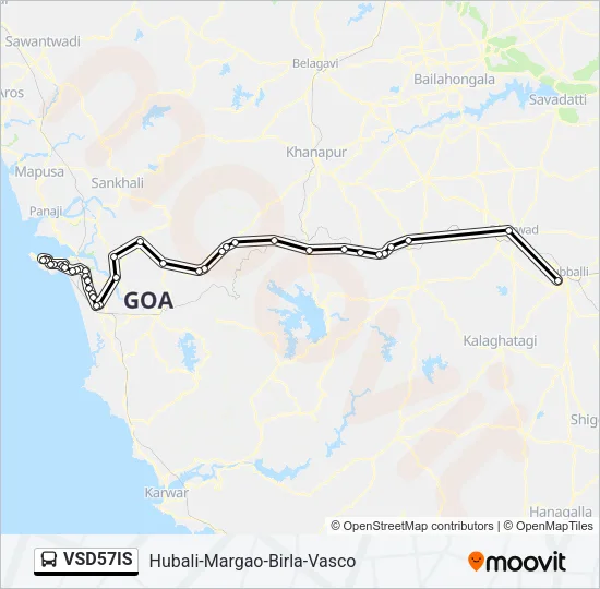 VSD57IS Bus Line Map
