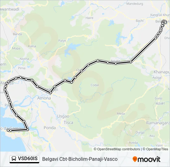 VSD60IS Bus Line Map