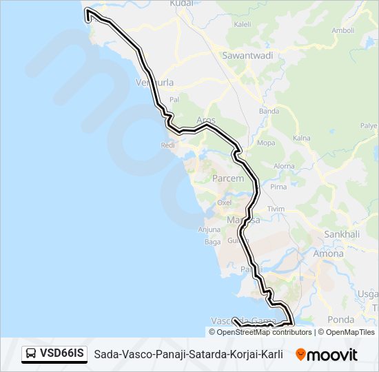 VSD66IS Bus Line Map