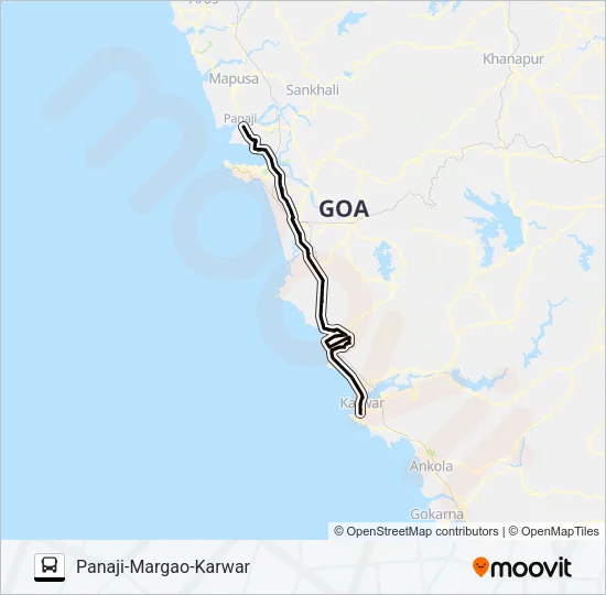 MRG120IS Bus Line Map