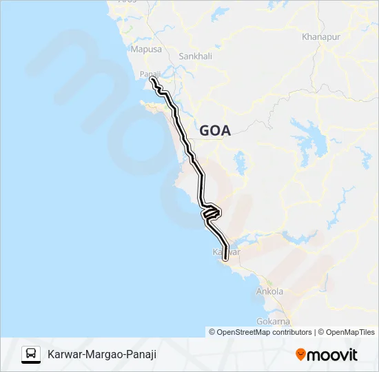 MRG120IS Bus Line Map