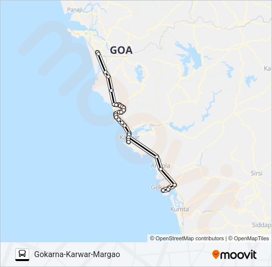 MRG123IS Bus Line Map