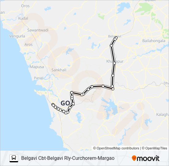 MRG124IS Bus Line Map