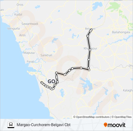 MRG124IS Bus Line Map