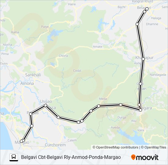 MRG125IS Bus Line Map
