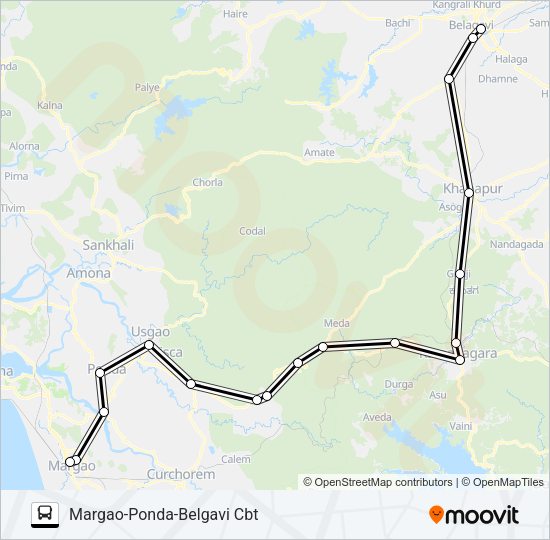 MRG125IS Bus Line Map